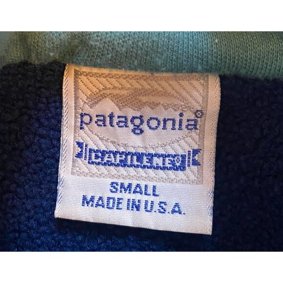 Vintage Patagonia USA Capilene Performance Sweatshirt Women’s Small Blue - Picture 2 of 7